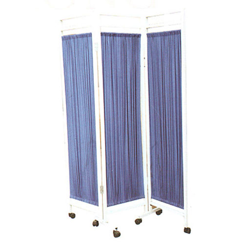 Biombo médico con ruedas - SH-8077B - Jiangsu Suhong Medical Instruments - plegable / 3 paneles / con cortina