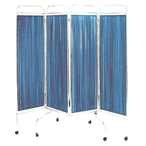 Biombo médico con ruedas - SH-8104 - Jiangsu Suhong Medical Instruments - plegable / 4 paneles / con cortina