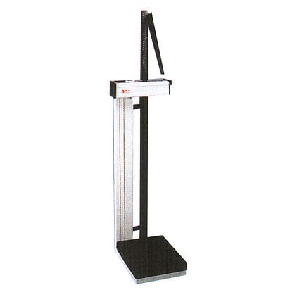 Balanza pesa-personas mecánica - SH-8105 - Jiangsu Suhong Medical Instruments - de columna / con contrapeso / con medidor de talla