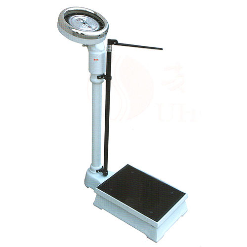Balanza pesa-personas mecánica - SH-8024 - Jiangsu Suhong Medical Instruments - de columna / de esfera / con medidor de talla