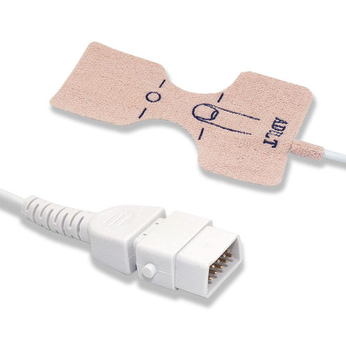 Sensor SpO2 de dedo - P1303 - Shenzhen Medke Technology Co., Ltd - de un solo uso / adhesivo / sin látex