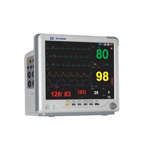 Monitor de paciente de mesa - SD-9000B - Jiangsu Hongdu Medical Technology - ECG / RESP / TEMP