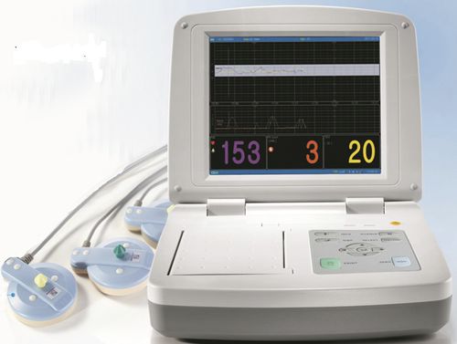 Monitor fetal FHR - MT-9000 - Jiangsu Hongdu Medical Technology - con impresora