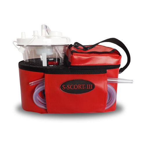 Aspirador de mucosidades eléctrico - S-SCORT® lll - SSCOR - con batería / para emergencias a bordo / portátil
