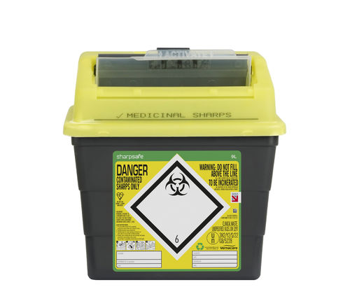 Contenedor de desechos - 5117XXXX - Vernacare - de polipropileno / de seguridad / seguro