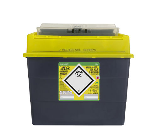 Contenedor de desechos - 5180XXXX - Vernacare - de polipropileno / seguro