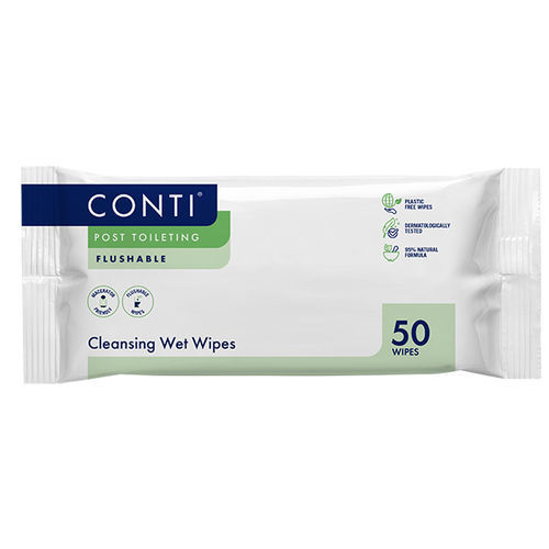 Toallita limpiadora para la higiene de las manos - CWF050LN - Vernacare - lote de 50