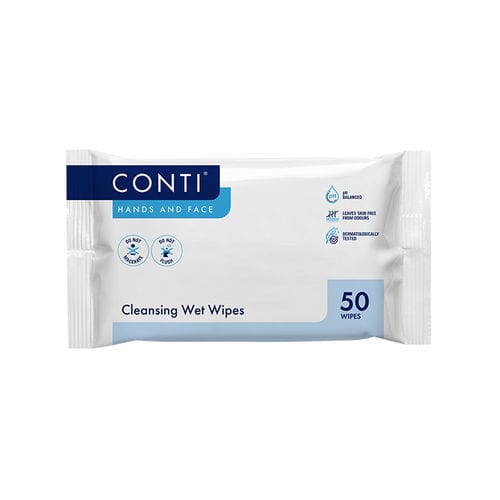Toallita limpiadora para la higiene de las manos - CW050N - Vernacare - lote de 50