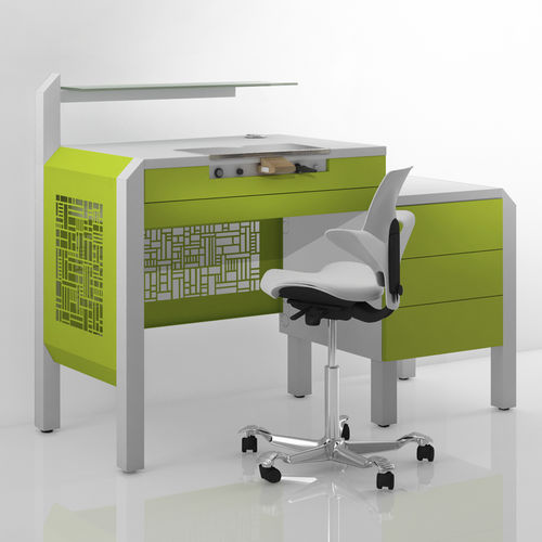 Puesto de trabajo para laboratorio dental con cajones - COMP.4 - CATO