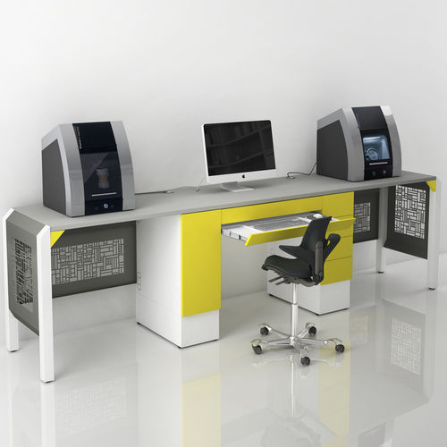 Puesto de trabajo para laboratorio dental con cajones - COMP.22 - CATO
