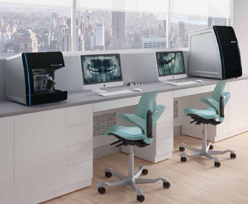 Puesto de trabajo para laboratorio dental de formación - COMBY - CATO - doble