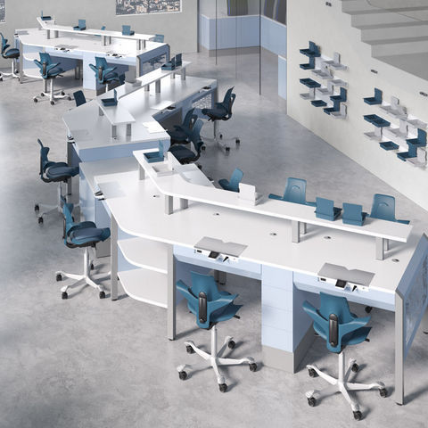 Puesto de trabajo para laboratorio dental de formación - PROGETTO 4 - CATO - con fregadero / con estantes / con luz
