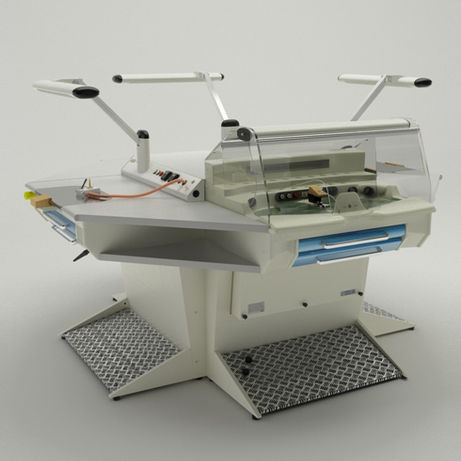 Puesto de trabajo para laboratorio dental con luz - Operativa 20  - CATO - con reposapiés / en isla