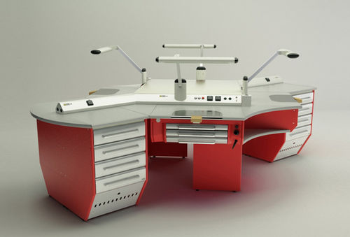 Puesto de trabajo para laboratorio dental con luz - Operativa 30  - CATO - en isla