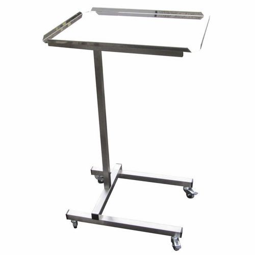 Mesa de Mayo con ruedas - TAV027 - Lory Progetti Veterinari srl - de acero inoxidable