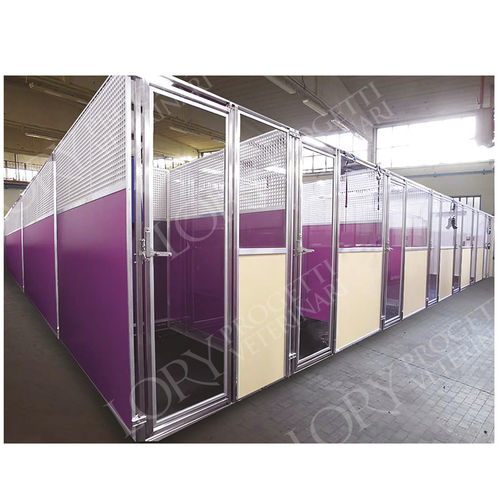 Jaula veterinaria modular - BOX003 series - Lory Progetti Veterinari srl - de acero inoxidable
