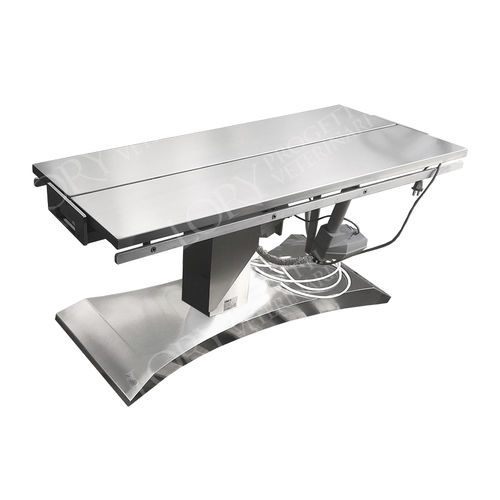 Mesa de operaciones veterinarias eléctrica - TAV030 - Lory Progetti Veterinari srl - para animales grandes / con altura regulable / con plataforma en V