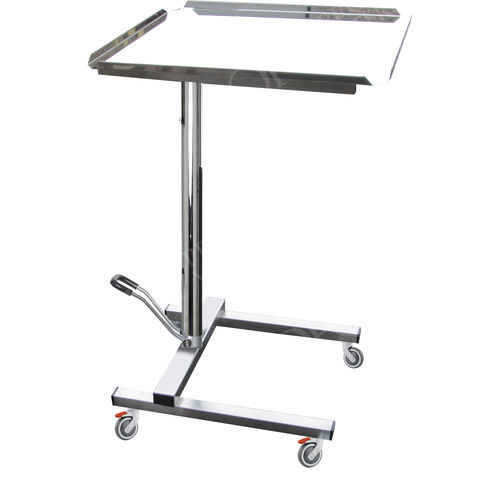 Mesa de instrumentos de acero inoxidable - TAV043 - Lory Progetti Veterinari srl