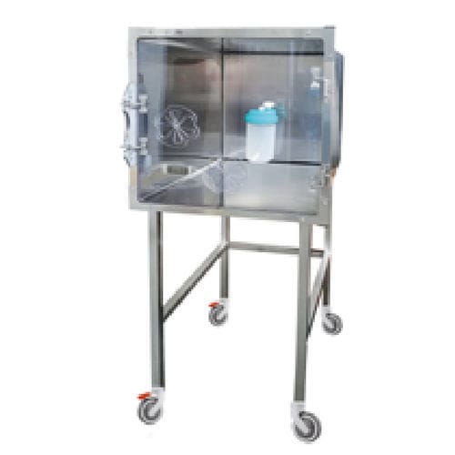Jaula veterinaria para gatos - GA034 - Lory Progetti Veterinari srl - con ruedas / de acero inoxidable / 1 módulo