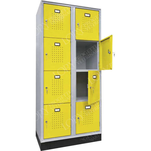 Taquilla de almacenamiento - AR014/B - Lory Progetti Veterinari srl - para clínica veterinaria / con puerta / de metal