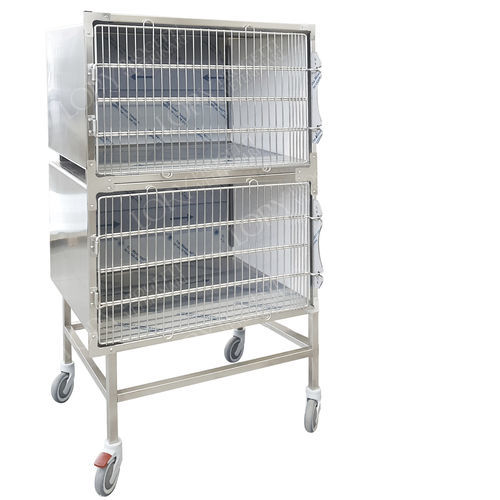 Jaula veterinaria de aislamiento - GA052 - Lory Progetti Veterinari srl - para gatos / para perros / modular