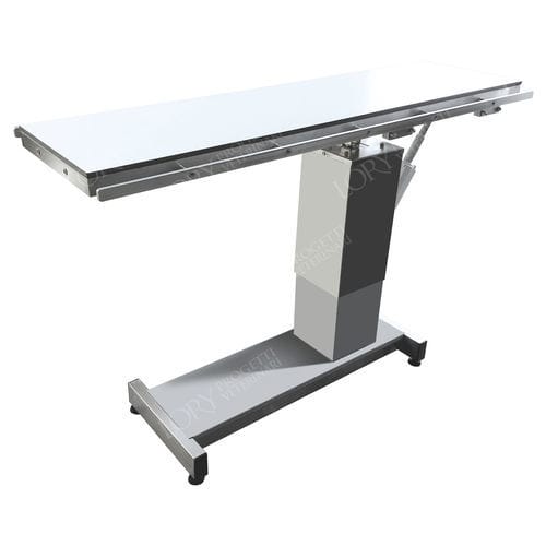 Mesa de operaciones veterinarias eléctrica - TAV009/C - Lory Progetti Veterinari srl - para animales grandes / con altura regulable / de 1 sección