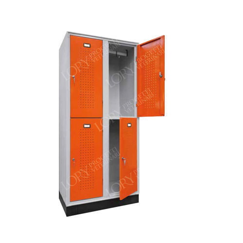 Taquilla de almacenamiento - AR013/B - Lory Progetti Veterinari srl - para clínica veterinaria / con puerta / de metal