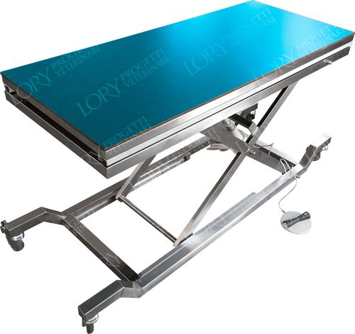Mesa de operaciones veterinarias eléctrica - Mattew - Lory Progetti Veterinari srl - para animales grandes / con altura regulable / de 1 sección