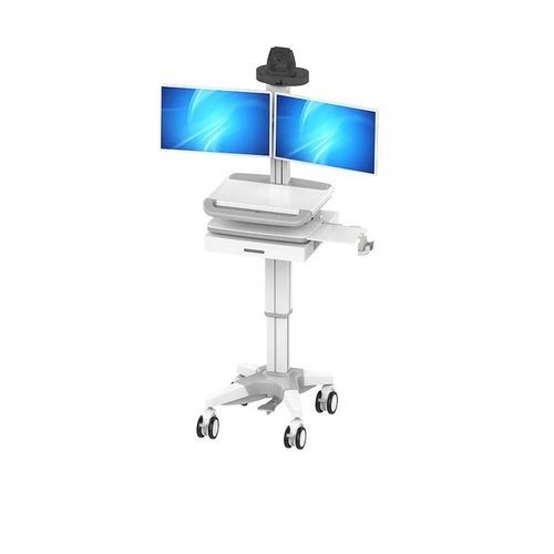 Carro de hospital - BWT-006 - Rooe Medical - para historiales médicos / para aparato / para pantalla médica