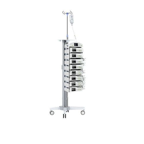 Carro de hospital - WRIP-9021N - Rooe Medical - para bombas de infusión / para humanos / modular