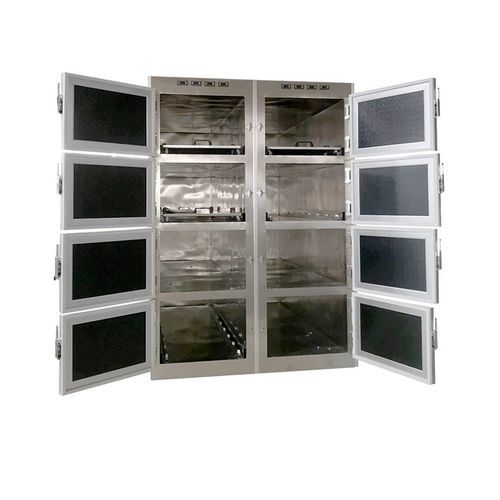 Cámara mortuoria 8 cuerpos - GA308  - Rooe Medical - de carga frontal / con puerta / refrigerada