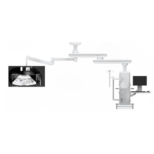 Brazo de distribución de techo - AOT-DT-100  - Rooe Medical - para quirófano / para endoscopia / de brazo simple