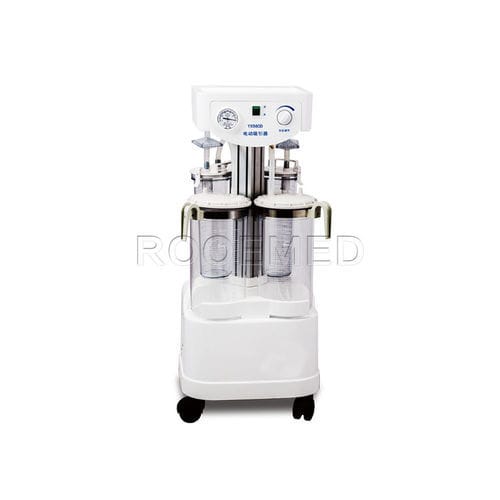 Aspirador quirúrgico eléctrico - YX980D - Rooe Medical - para drenaje quirúrgico y desbridamiento / con ruedas