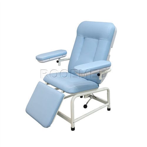 Sillón para extracción de sangre manual - BXS105 - Rooe Medical - de 3 secciones / con reposapiernas / de altura fija