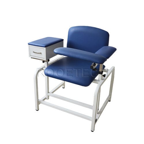 Sillón para extracción de sangre manual - BXD103 - Rooe Medical - de 2 secciones / con reposabrazos