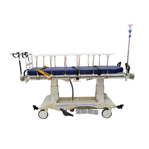 Carro camilla de transporte - BD111BD Plus Powered - Rooe Medical - eléctrico / plegable / de altura variable
