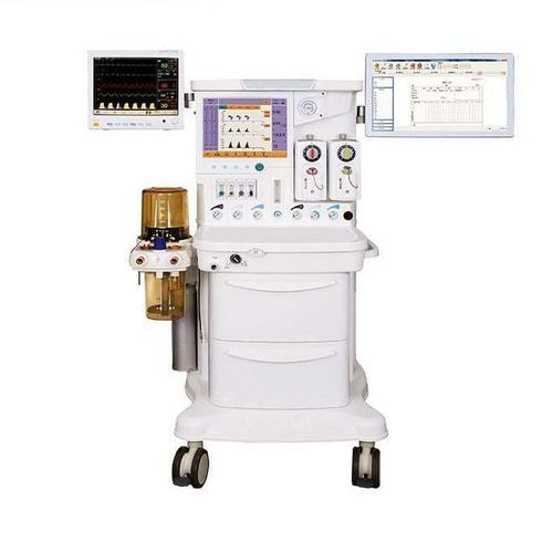 Estación de anestesia pediátrica - AMJ-303 - Rooe Medical - en carro / con monitorización respiratoria / con ventilador