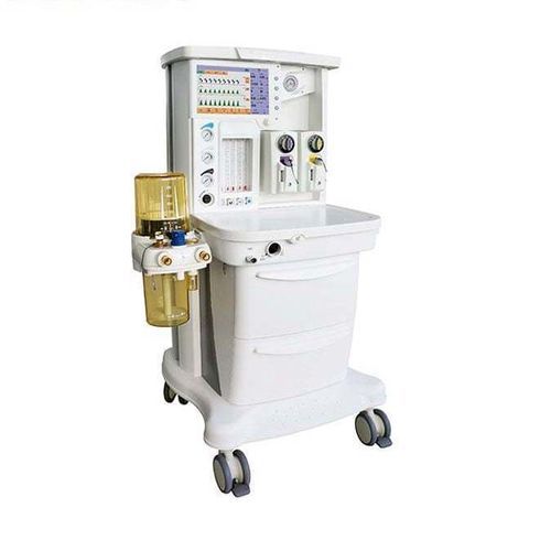 Estación de anestesia pediátrica - AMJ-302 - Rooe Medical - en carro / con ventilador
