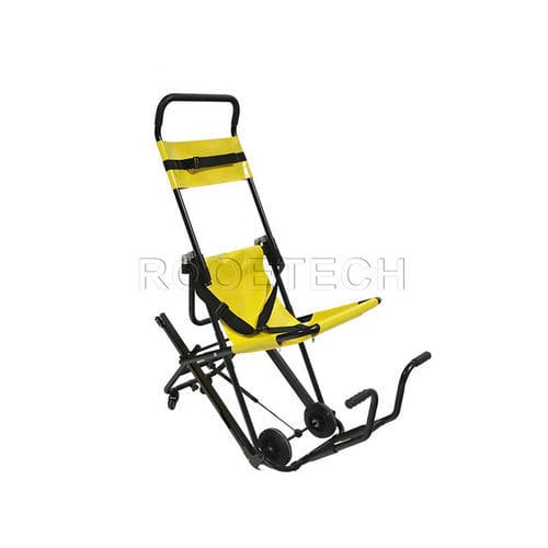 Silla de evacuación salvaescaleras - EA-6G  - Rooe Medical - plegable / con ruedas / con reposapiernas