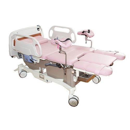 Sillón de parto mecánico - ALDR100C - Rooe Medical - con ruedas / con reposapiernas / con reposacabezas
