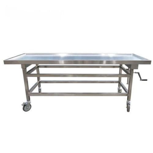 Mesa de autopsia de medicina legal - GA201C - Rooe Medical - de laboratorio / de laboratorio de histopatología / de lavado de cadáveres