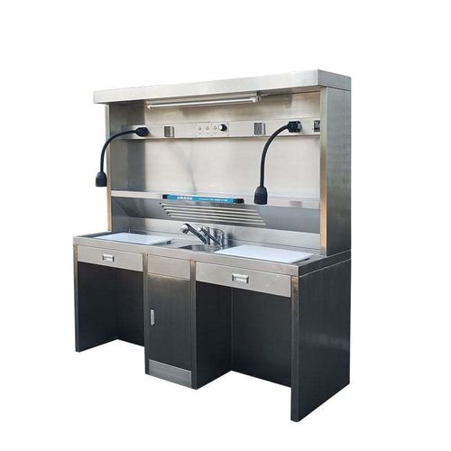 Mesa de autopsia de medicina legal - GA2005A - Rooe Medical - de laboratorio / de laboratorio de histopatología / de disección