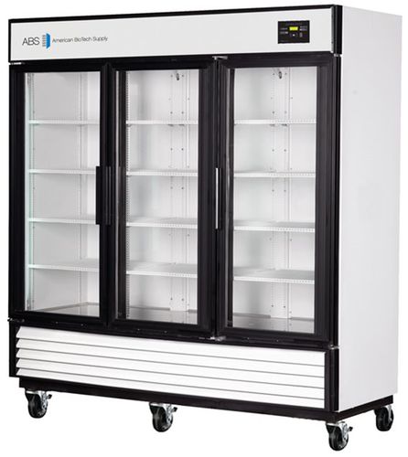 Refrigerador de laboratorio - ABT-72 - American Biotech Supply - de tipo armario / con ruedas / con 3 puertas