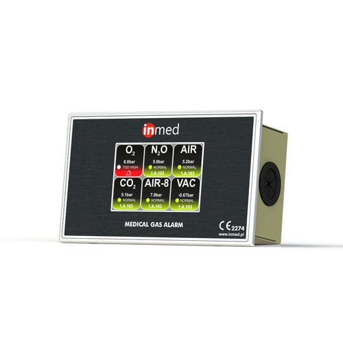 Sistema de monitorización de caudal - INMED S.A. - de presión / médico / de gases médicos