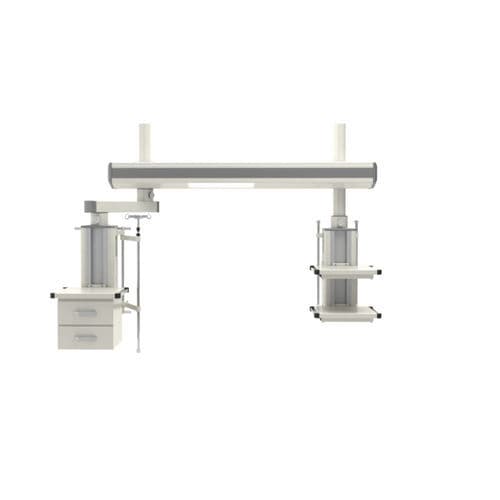 Columna de distribución de techo - CAROcare - INMED S.A. - para cuidados intensivos / modular / fijo