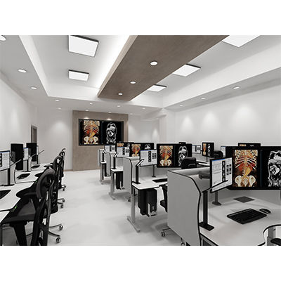 Sala de radiología para el sector médico - Nanjing Jusha Display Technology - integrado / móvil