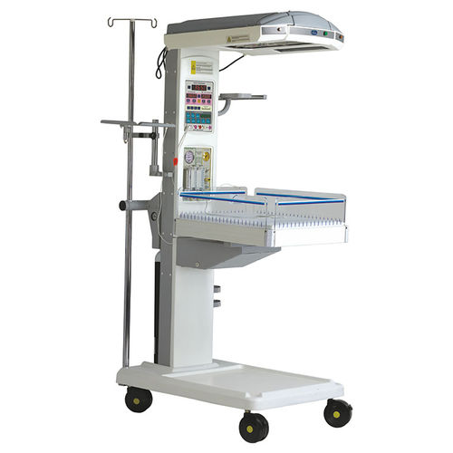Mesa de reanimación neonatal con lámpara de fototerapia - 5000 P - Neotech Medical Systems - Trendelenburg / con ruedas