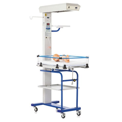 Mesa de reanimación neonatal con ventilador - 2007 S  - Neotech Medical Systems - con ruedas / Trendelenburg / con temporizador APGAR