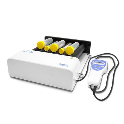 Mezclador de laboratorio de rodillos - CTR-6 - Biosan - basculante / digital / para incubadora de CO2