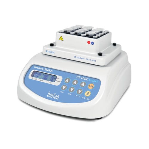 Termomezclador orbital - TS-100C Smart - Biosan - de mesa / compacto / para preparación de pruebas